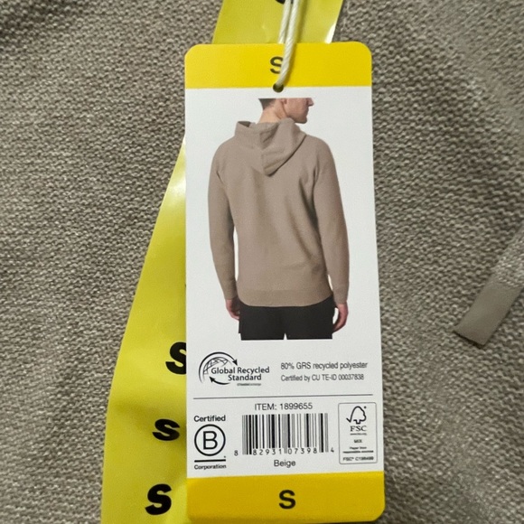 Modern Ambition Beige Full-Zip Knit Hoodie Sweater | Size Small - Picture 6 of 12